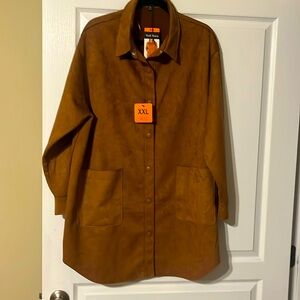 NWT. Brand is Well Worn Woman’s XXL casual car coat